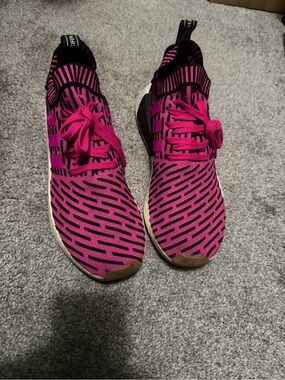 Men’s Adidas Pink Athletic Knit Sneakers